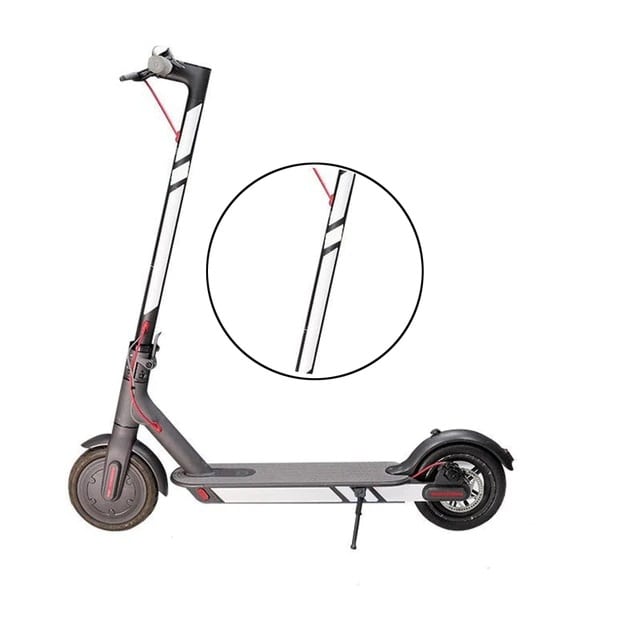 Autocollant réfléchissant couleur blanc - Trot Access, boutique spécialisée en accessoires pour trottinette électrique